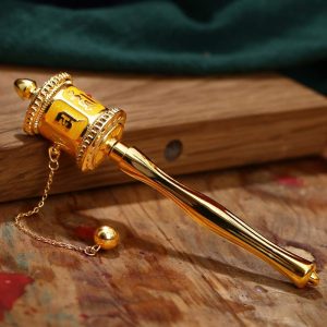 Buddha Stones Tibetan Prayer Wheel Six True Words Blessing Meditation Decoration